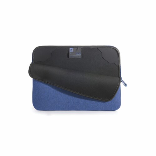 Tucano Melange Second Skin 13 & 14 Inch Laptop Padded Sleeve - Blue Perspective: top