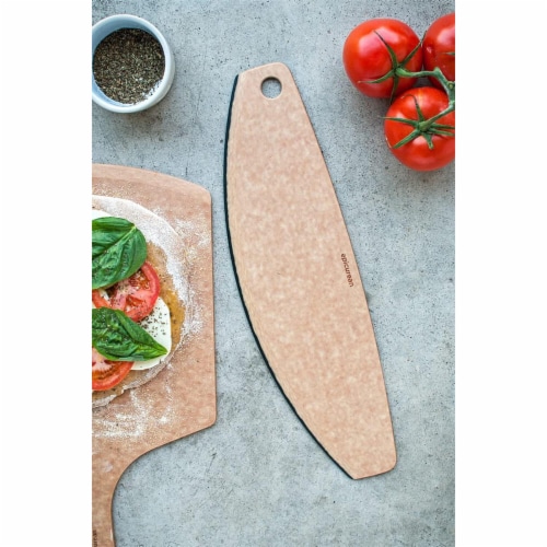 Epicurean Natural Slate Pizza Cutter Perspective: top