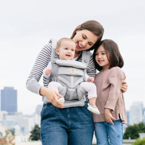 Ergobaby Omni Breeze All-Position Mesh Baby Carrier - Pearl Gray