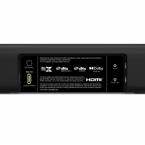 VIZIO V-Series 5.1 Home Theater Sound Bar with DTS Virtual:X Bluetooth HDMI ARC - V51x-J6 Perspective: top