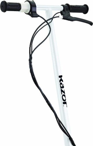 Razor® Black/White E300S Electric Scooter Perspective: top