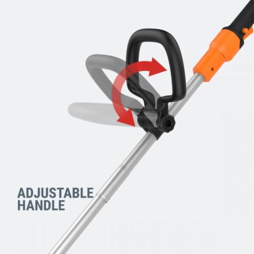 WORX WG183 13 Inch Cordless String Trimmer with Battery Charger Black Orange 1 Piece Kroger