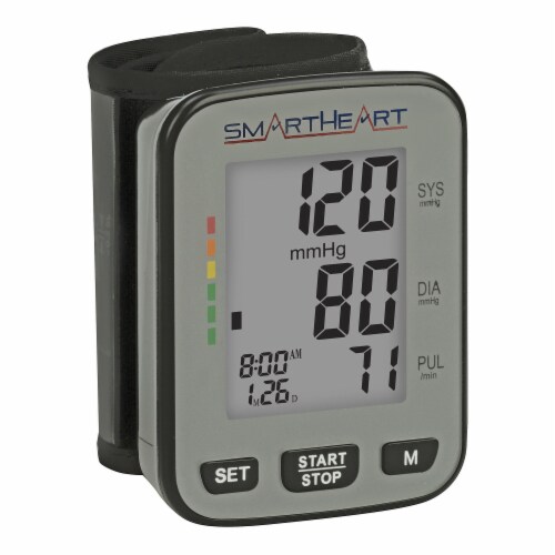 Smartheart Adult Cuff Arm Home Automatic Digital Blood Pressure Monitor Without Tube 1 Each Perspective: top