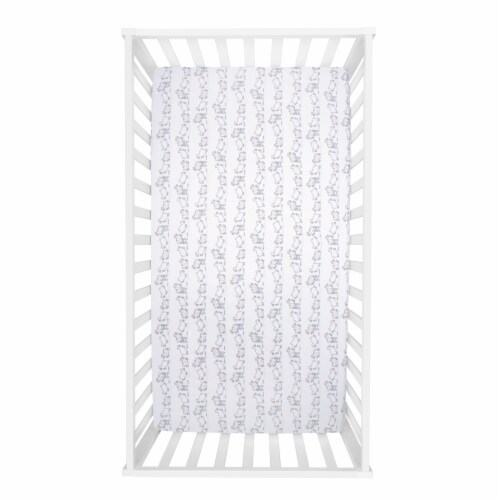 Sammy & Lou Sleepy Sheep Crib Bedding Set Perspective: top