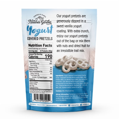 Nature's Garden - Yogurt Covered Pretzels - 7 oz. (3-Pack) Perspective: top