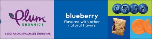 Plum Organics® Blueberry Toddler Food Mighty Snack Bars® Perspective: top