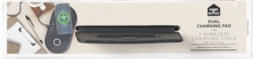 Premier Dual Charging Pad - Black Perspective: top