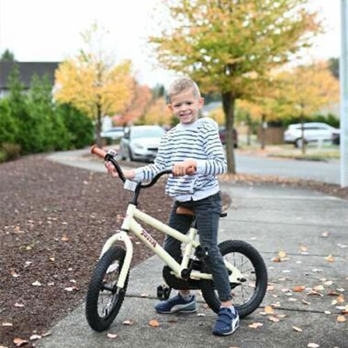 JOYSTAR Totem Kids Bike for Boys Ages 2 4 w Training Wheels 12 Inch Ivory 1 Piece Fry s Food Stores