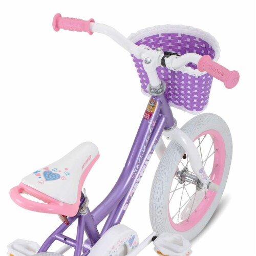 18 girl bike discount with training wheels