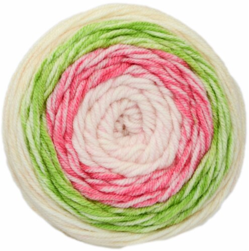 Premier Yarns Sweet Roll Frostie Yarn-Strawberry Shortcake Perspective: top