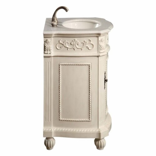 Elegant Decor VF1010 24 in. Single Bathroom Vanity Set Porcelain