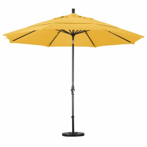 California Umbrella 11' Patio Umbrella in Lemon Perspective: top