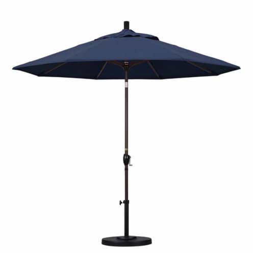 9' Patio Umbrella in Spectrum Indigo - California Umbrella Perspective: top