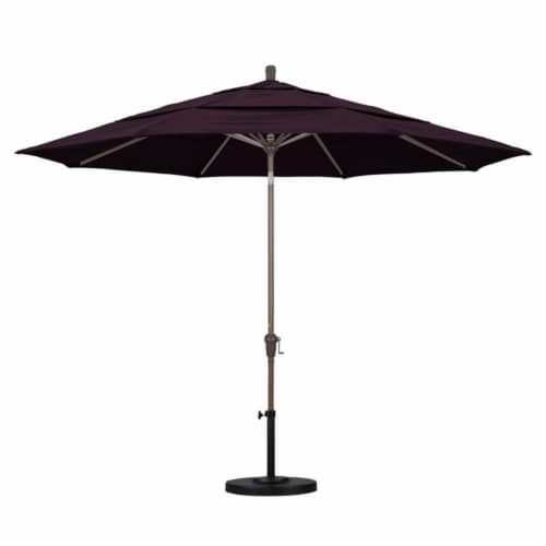 California Umbrella 11' Patio Umbrella in Purple Perspective: top