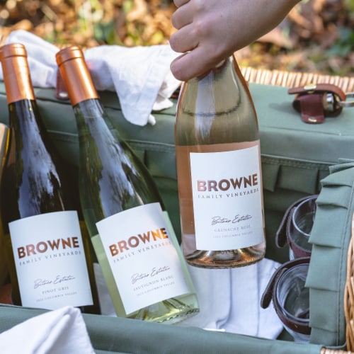 Browne Family Vineyards Bitner Estate Grenache Oregon Rose Wine Perspective: top