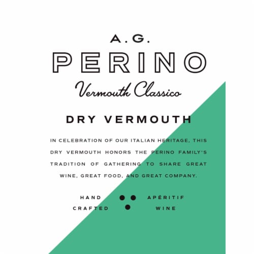 A.G. Perino Dry Vermouth Perspective: top
