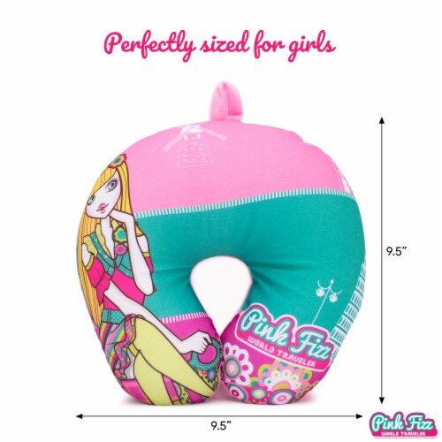 Pink Fizz Glamorous Microbeads Travel Neck Pillow for Girls Lulu 1 Smith s Food and Drug