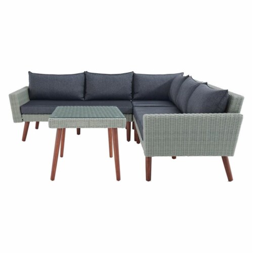Albany rattan garden set deals