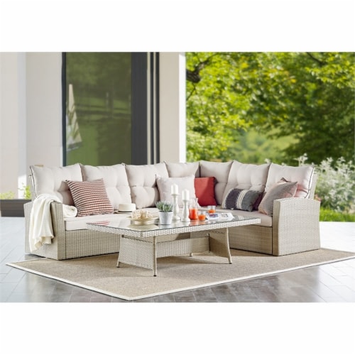 Corner loveseat outdoor discount