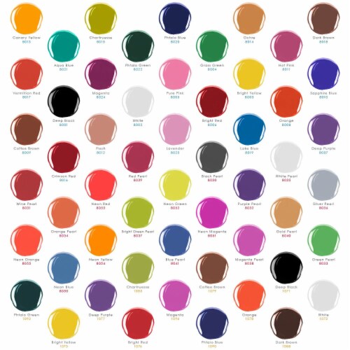 White Pearl, Pearlized Special Effects Acrylic Airbrush Paint, 8 oz. Perspective: top
