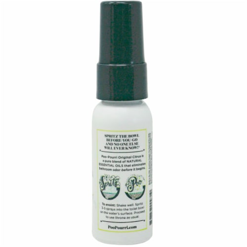 Poo-Pourri Original Citrus Before You Go Toilet Spray Perspective: top