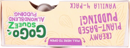 GoGo Squeez® Almond Blend Vanilla Pudding Perspective: top