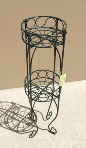 Zingz & Thingz 28232 Decorative Bi-Level Plant Stand Perspective: top