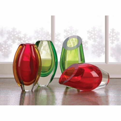 Sunfire Glass Vase Perspective: top