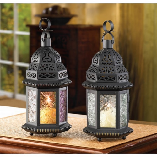 Home Locomotion 10014119 Magic Rainbow Candle Lantern Perspective: top