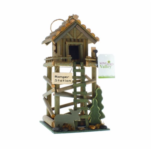 Zingz & Thingz Ranger Station Birdhouse Perspective: top