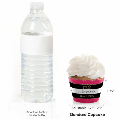 Big Dot of Happiness Girls Night Out - Bachelorette Party Decor - Cupcake Wrappers 12 Ct Perspective: top