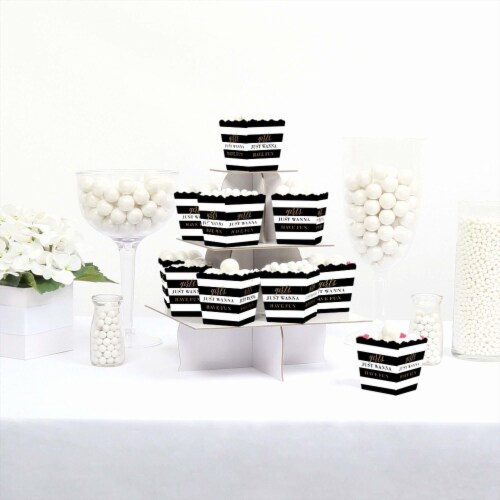 Big Dot of Happiness Girls Night Out - Mini Favor Boxes - Party Treat Candy Boxes - 12 Ct Perspective: top