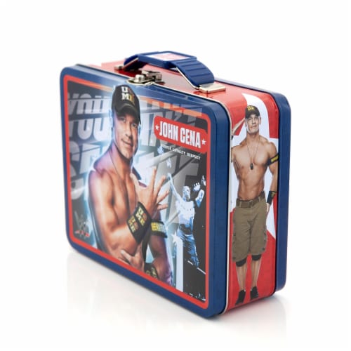 WWE Tin Lunch Box Featuring Superstar Wrestler John Cena Perspective: top