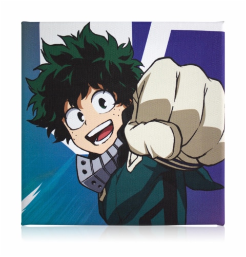 My Hero Academia LookSee Mystery Gift Box | Includes 5 Themed Collectibles | Midoriya Box Perspective: top