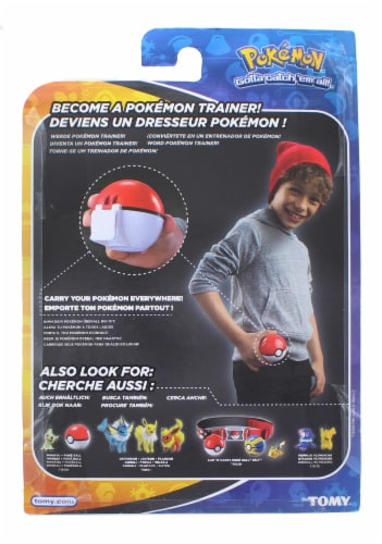Pokemon Clip and Carry Poke Ball | 2 Inch Pikachu and Repeater Ball Perspective: top