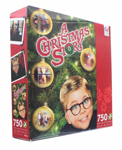 A Christmas Story 750 Piece Christmas Jigsaw Puzzle Perspective: top