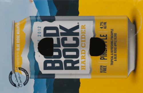 Bold Rock Pineapple Hard Cider Perspective: top