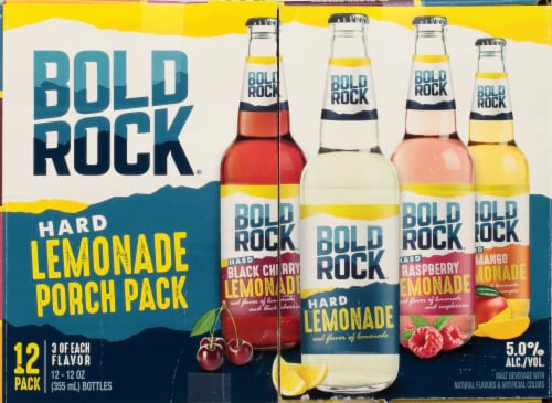 Bold Rock Hard Lemonade Variety Pack Perspective: top