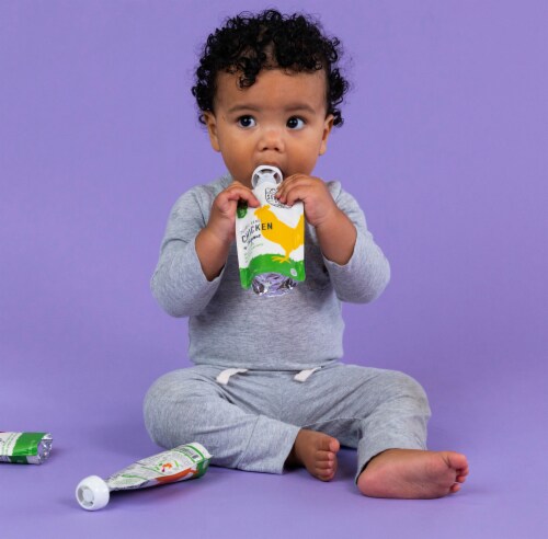 Serenity Kids Free Range Chicken & Thyme with Organic Parsnip & Beet Pouch, 3.5oz Perspective: top