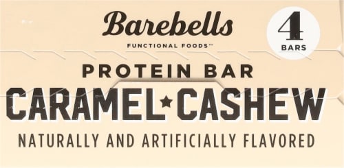 Barebells Caramel Cashew Protein Bars Perspective: top
