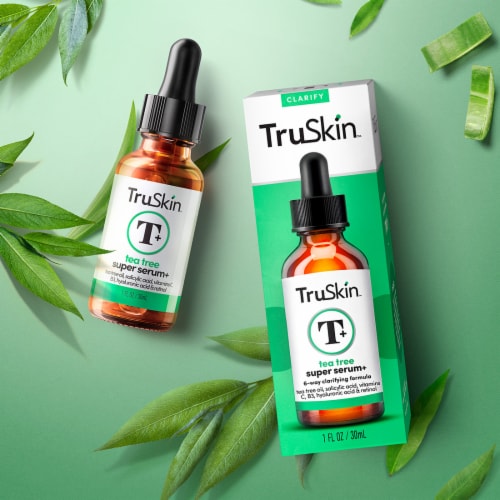 TruSkin™Tea Tree Oil Acne Treatment Serum Perspective: top