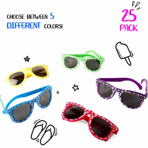 Neliblu Bulk Kids Hibiscus Sun Glasses Party Favors 25 Pack kids Fred Meyer