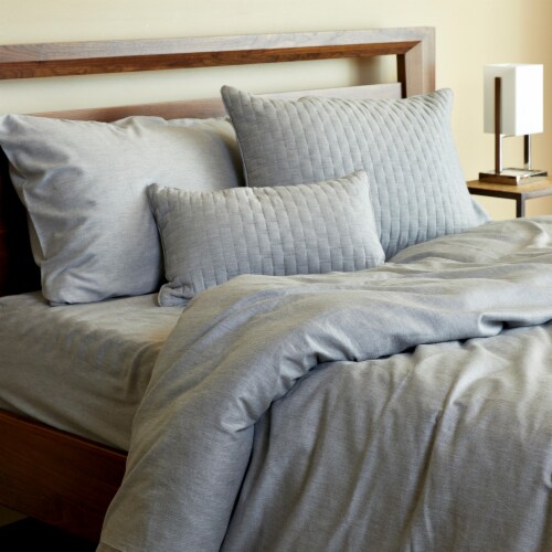 BedVoyage Melange viscose from Bamboo Cotton Quilted Standard Shams Perspective: top