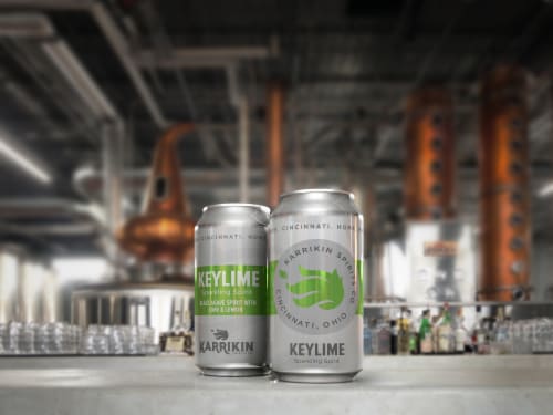 Karrikin Spirits Keylime Sparkling Spirit Perspective: top