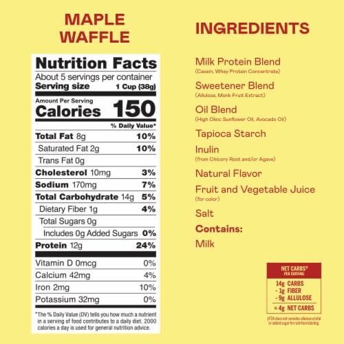 Magic Spoon Maple Waffle Cereal Perspective: top