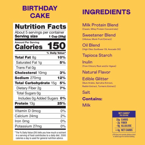 Magic Spoon Birthday Cake Cereal Perspective: top