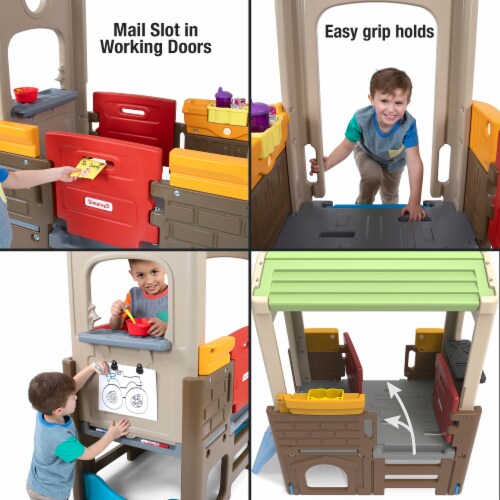 Simplay3 Young Explorers Indoor Outdoor Discover Playhouse Perspective: top