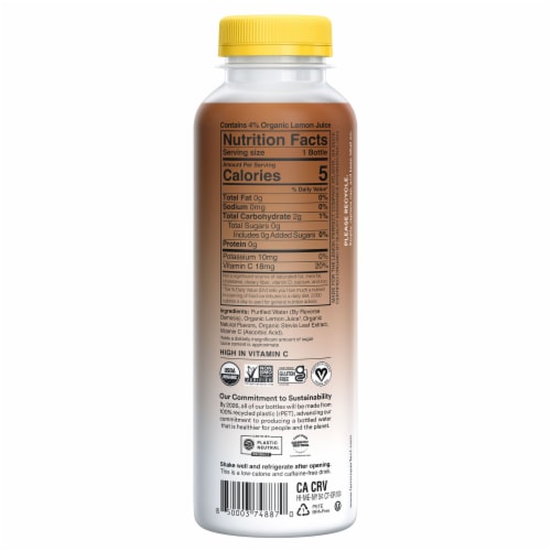 Lemon Perfect Coconut Hydrating Lemon Water Perspective: top