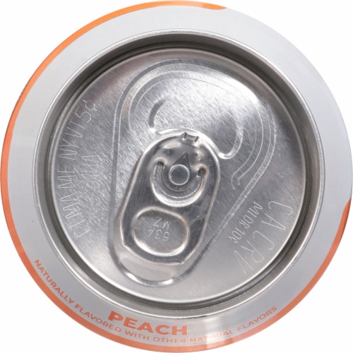 Clean Cause® Peach Sparkling Yerba Mate Energy Drink Perspective: top