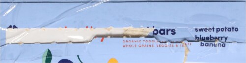 Cerebelly® Smart Bars Organic Blueberry Banana Sweet Potato Toddler Snack Bars Perspective: top